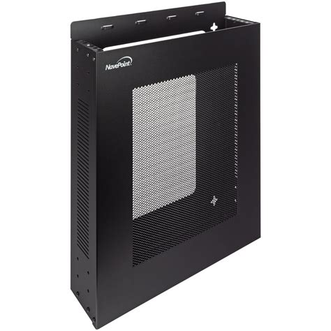 NavePoint 2U Vertical Wall Mount Rack Enclosure